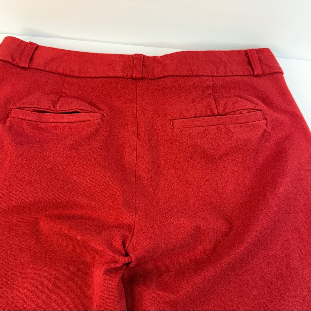 Banana Republic Sloan Red 💋Skinny Pants 💋Size 4 Stretch Career 💋 Chic - Picture 4 of 16